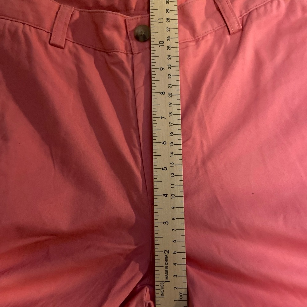 Vineyard Vines Pants Mens 30x34 Pink Chino Cotton Straight Leg Casual Flat Front - Picture 3 of 9